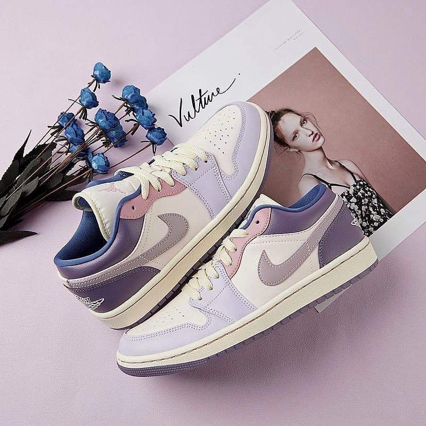 Air Jordan 1 Low 'Pastel Plum' - WORLDOFSHOES