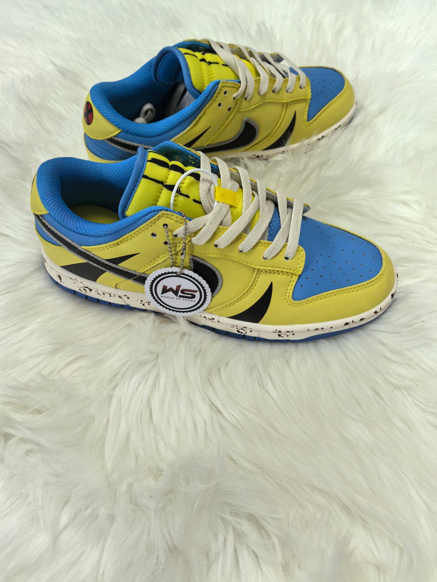 Nike dunk low WOLVERINE DEADPOOL custome - WORLDOFSHOES