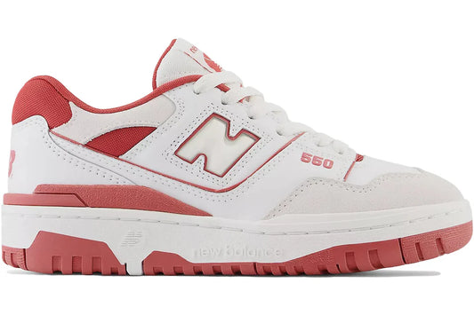 New balance 550 white ash red - WORLDOFSHOES