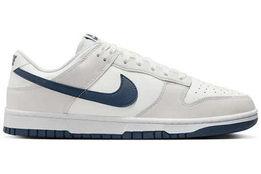 Nike Dunk Low Retro White  Navy bottom - WORLDOFSHOES