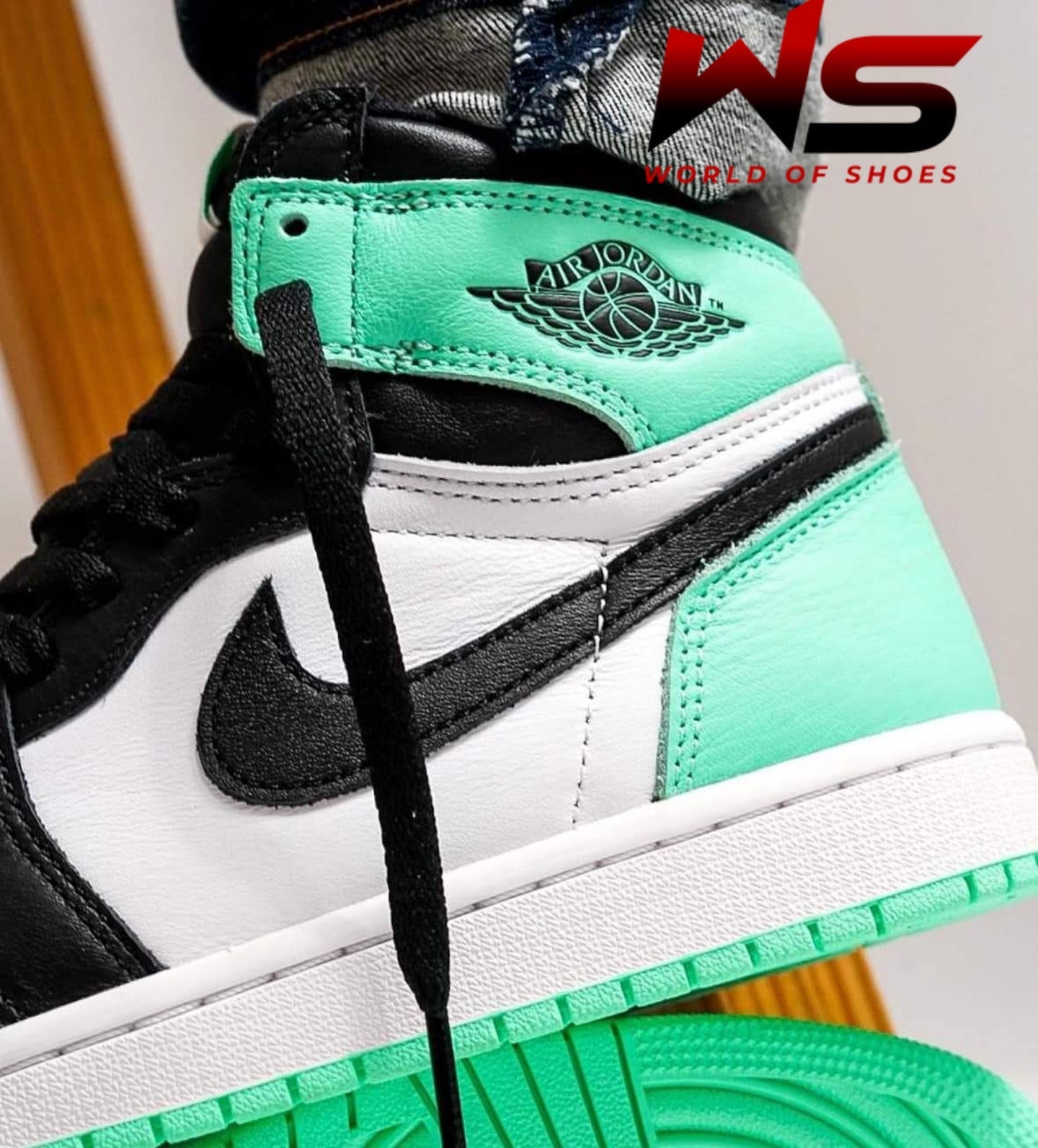 Jordan 1 Retro High OG Green Glow - WORLDOFSHOES