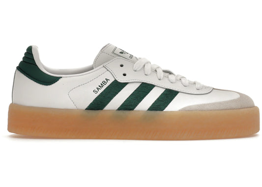 adidas Sambae White Collegiate Green Gum - WORLDOFSHOES