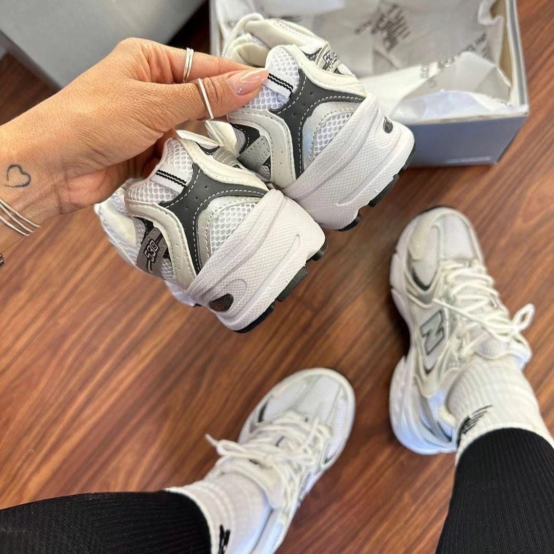 New Balance 530 White Silver Navy - WORLDOFSHOES