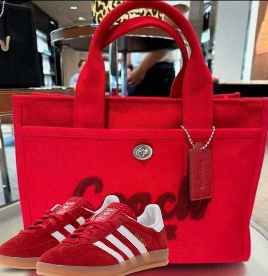 Adidas Gazelle combo coach bags - WORLDOFSHOES