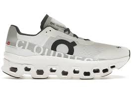 On Running Cloudmonster white black - WORLDOFSHOES