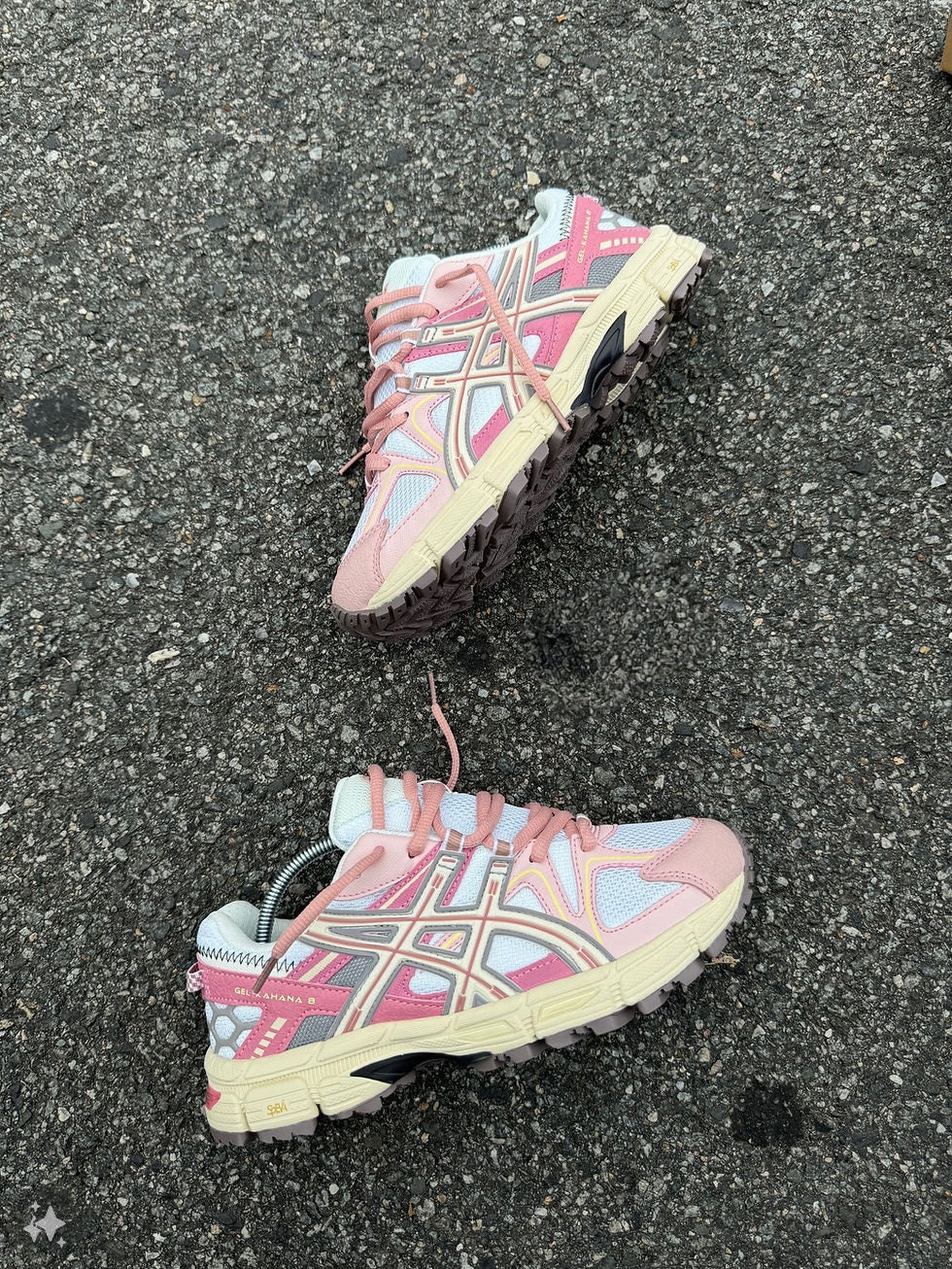 Asic kahana white pink - WORLDOFSHOES