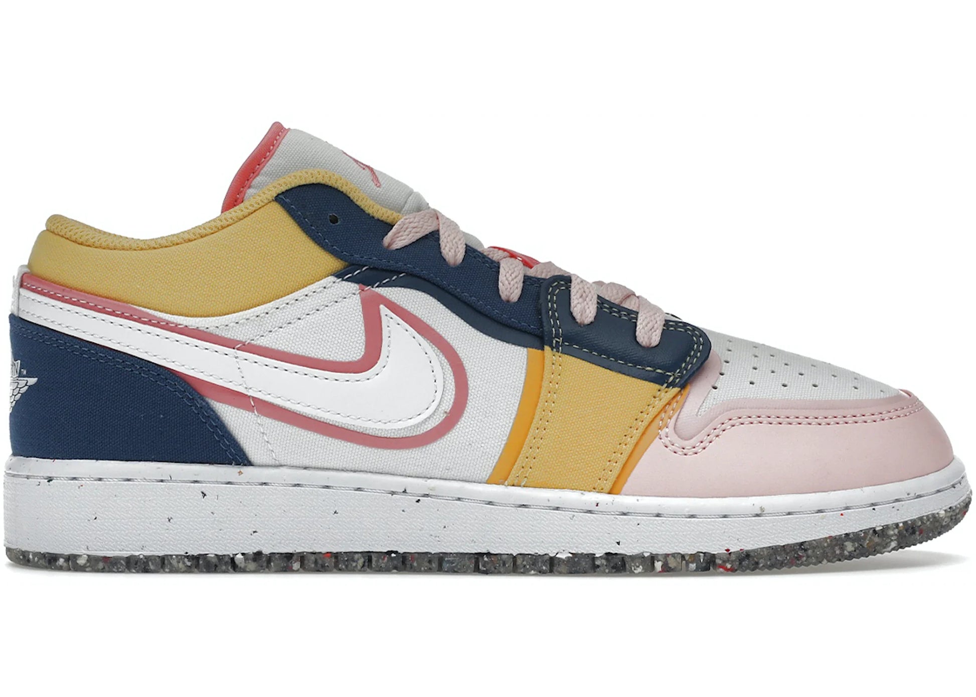 Air Jordan 1 Low SE Multi-Color Canvas - WORLDOFSHOES