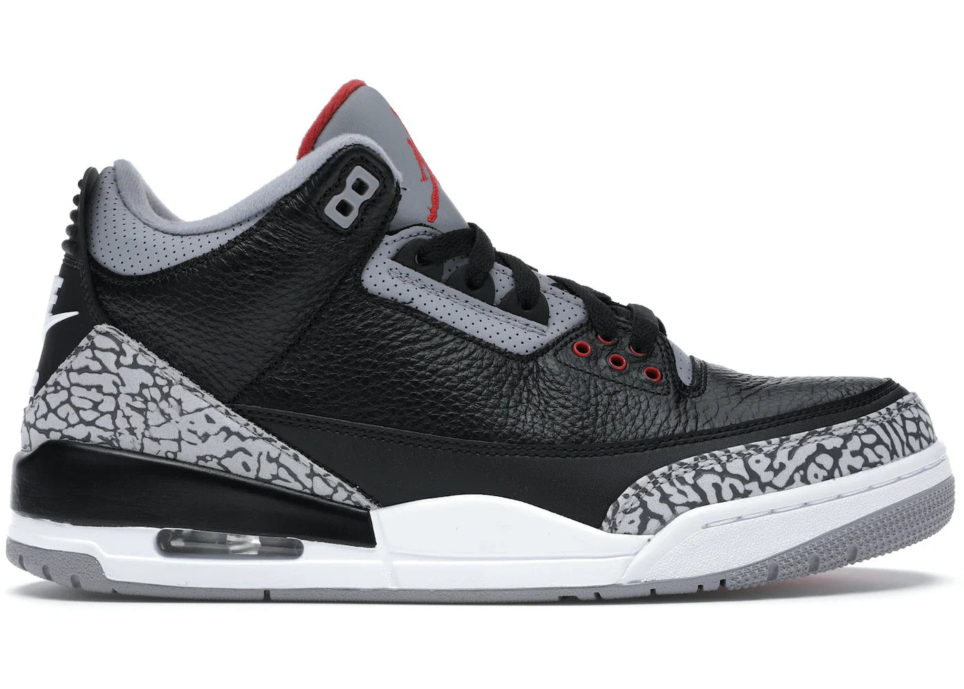 Jordan 3 Retro Black Cement - WORLDOFSHOES