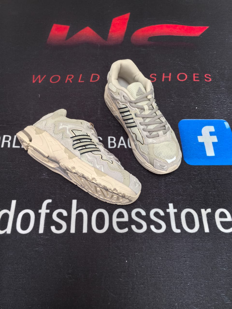 Bad Bunny adidas Response CL Wonder White - WORLDOFSHOES