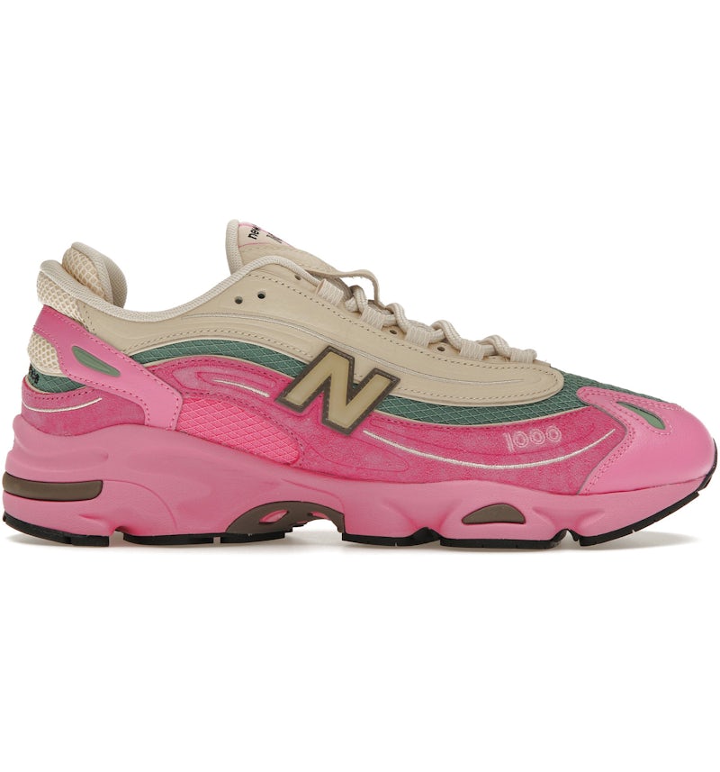 New Balance 1000 tan pink green - WORLDOFSHOES
