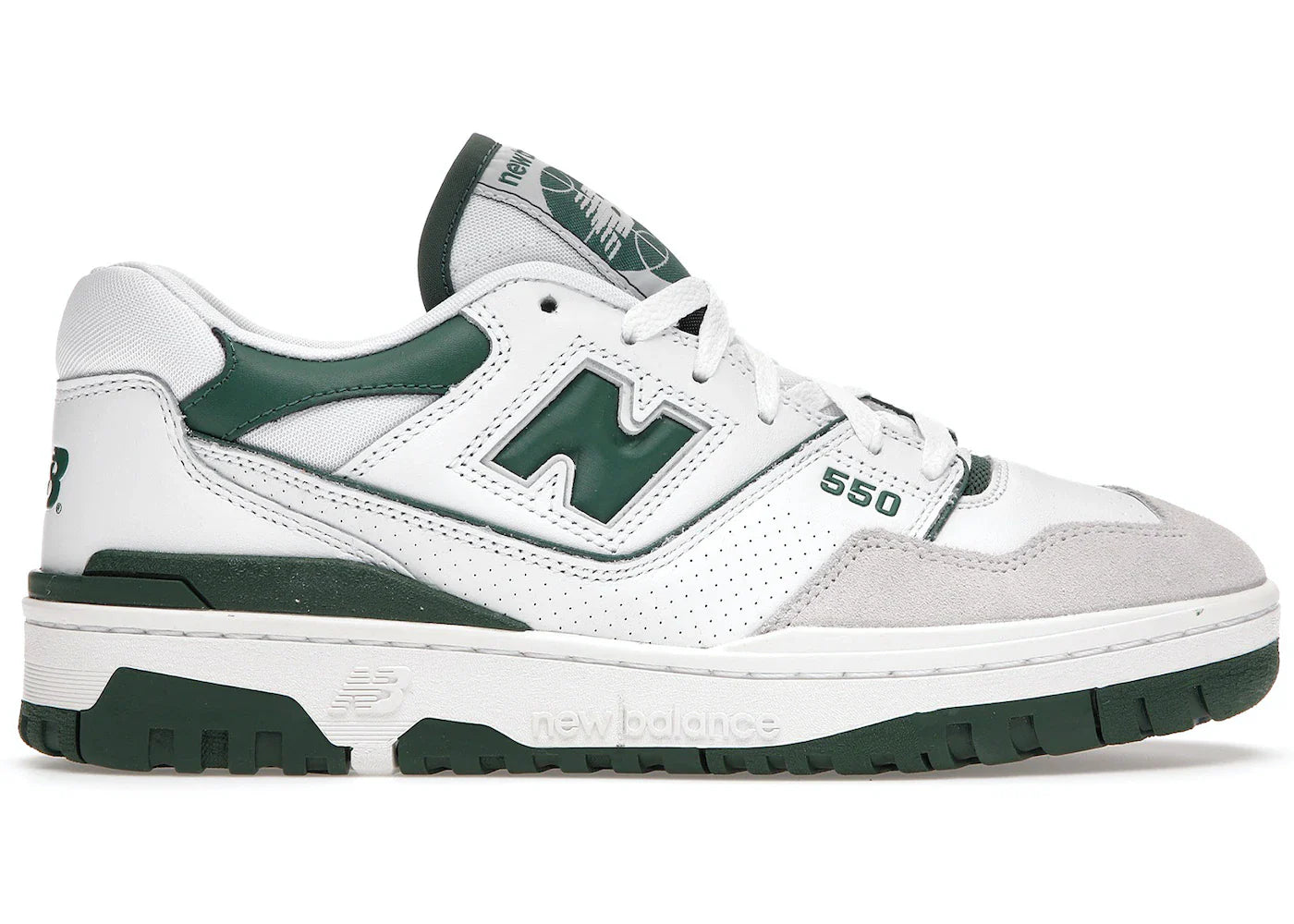 New Balance 550 White Green - WORLDOFSHOES
