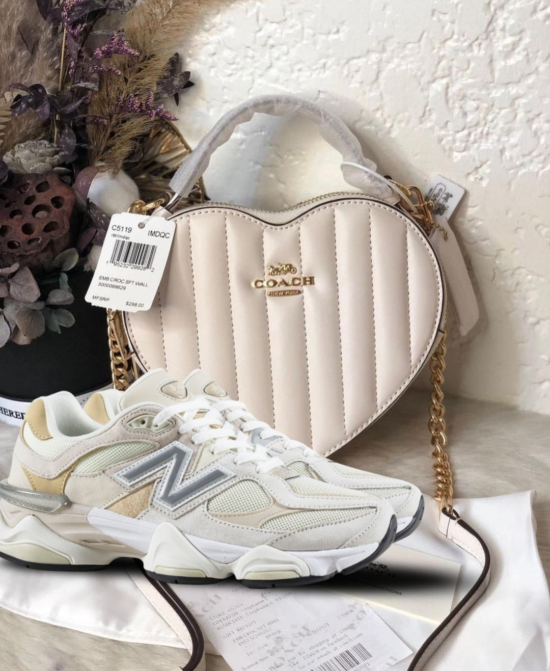 New balance turtledove coach heart combo - WORLDOFSHOES