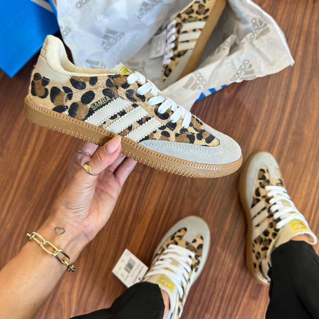 Adidas samba animal print - WORLDOFSHOES